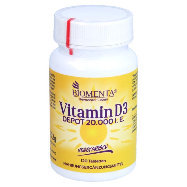 Biomenta Vitamin Depot D3 20.000 I.E. ve 120 St
