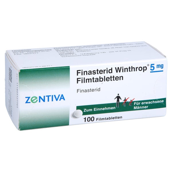 Finasterid Winthrop 5 mg Filmtabletten 100 St