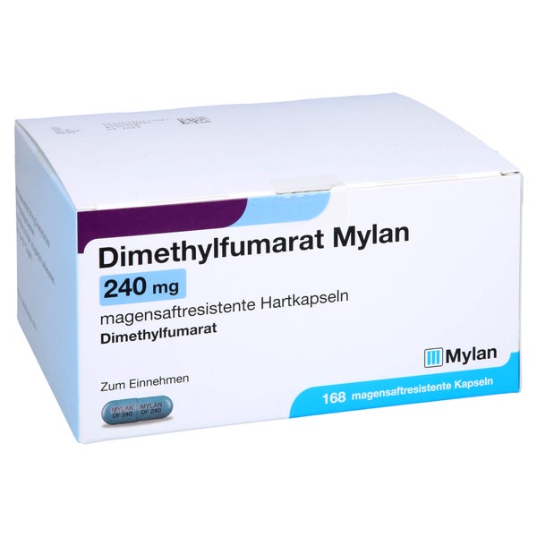 Dimethylfumarat Mylan 240 Mg Magensaftr.hartkaps. 168 St