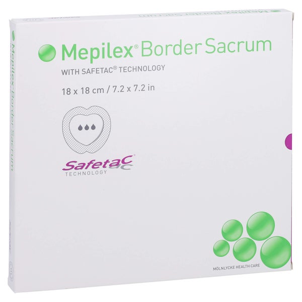 Mepilex Border Sacrum Schaumverb.18x18 c 5 St