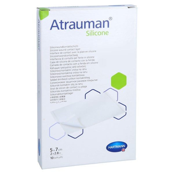 Atrauman Silicone Steril 5x7 cm Kompress 10 St