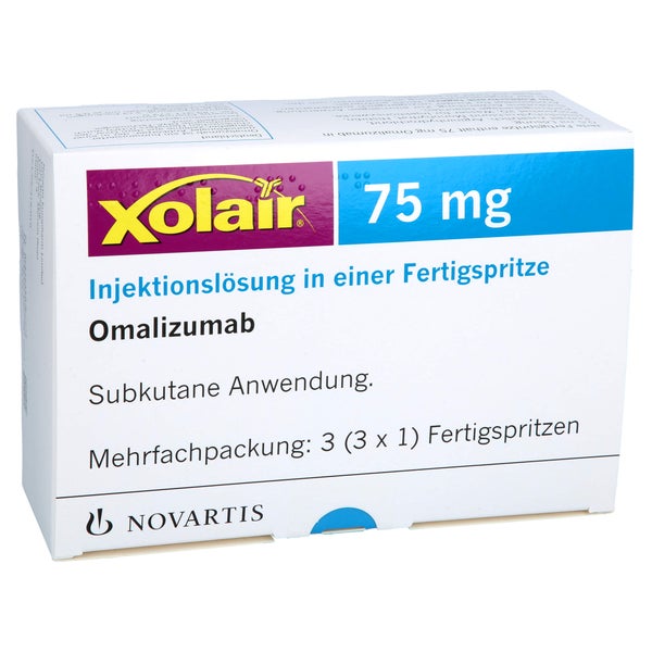 Xolair 75 Mg Injektionslösung I.e.fertigspritze 3X1 St