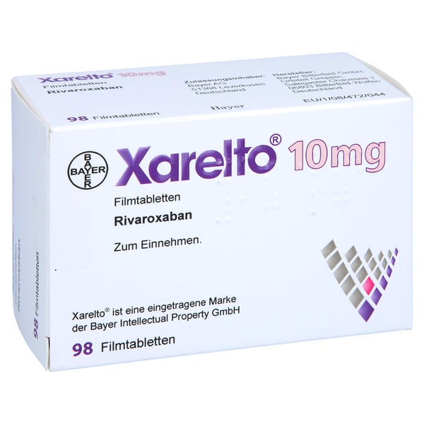 Xarelto 10 mg Filmtabletten B 98 St
