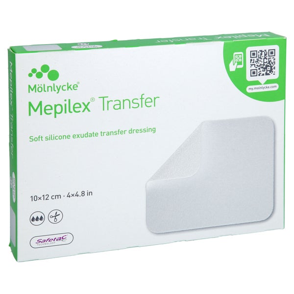 Mepilex Transfer Schaumverband 10x12 cm 5 St
