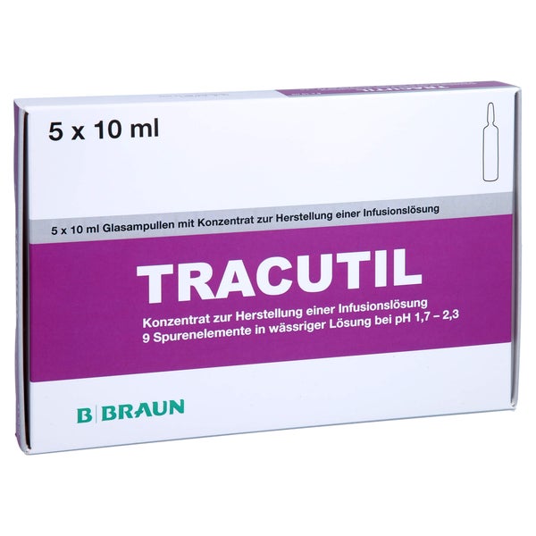 TRACUTIL Konzentrat z.Herst.einer Infusionslösung 5X10 ml