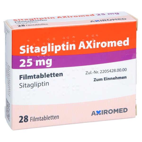 SITAGLIPTIN AXiromed 25 mg Filmtabletten 28 St