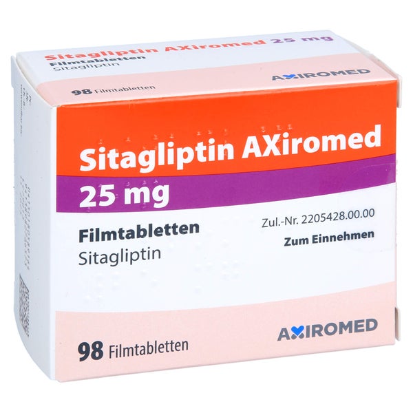 SITAGLIPTIN AXiromed 25 mg Filmtabletten 98 St