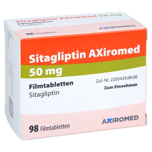 SITAGLIPTIN AXiromed 50 mg Filmtabletten 98 St