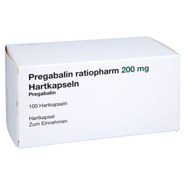 Pregabalin Ratiopharm 200 mg Hartkapseln 100 St