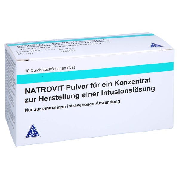 NATROVIT Pulver f.e.Konz.z.Herst.e.Infusionslösung 10 St