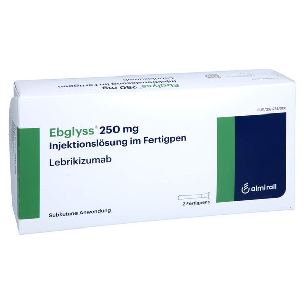 Ebglyss 250 mg Injektionslösung im Ferti 2 St