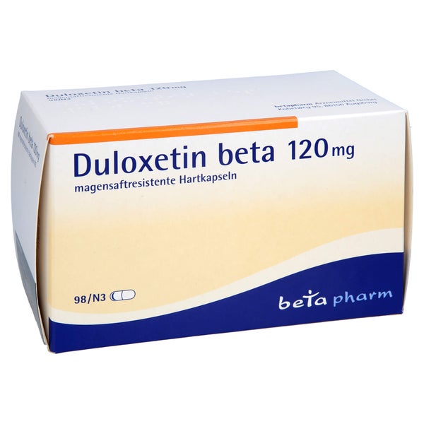 DULOXETIN beta 120 mg magensaftresistente Hartkaps 98 St