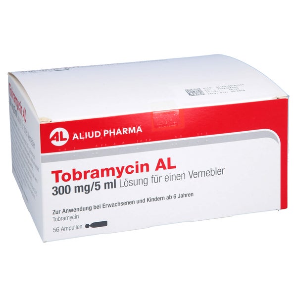 Tobramycin AL 300 mg/5 ml Lösung f.e.Ver 56 St