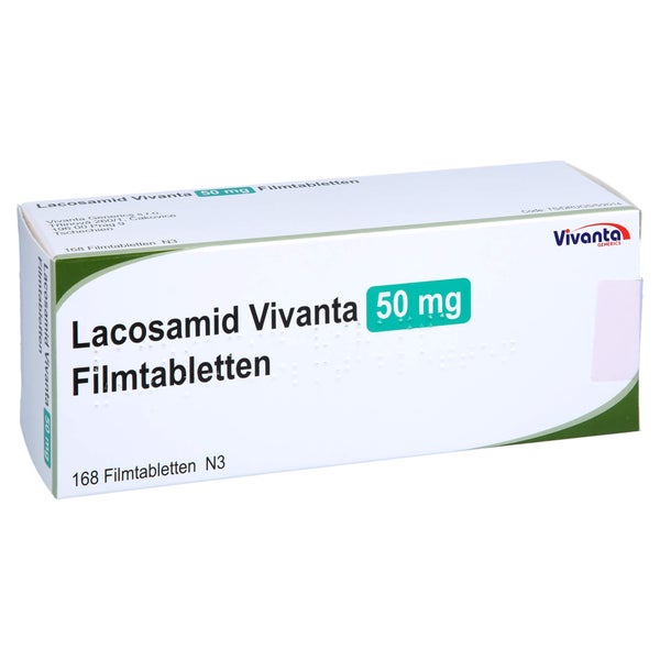 Lacosamid Vivanta 50 mg Filmtabletten 168 St