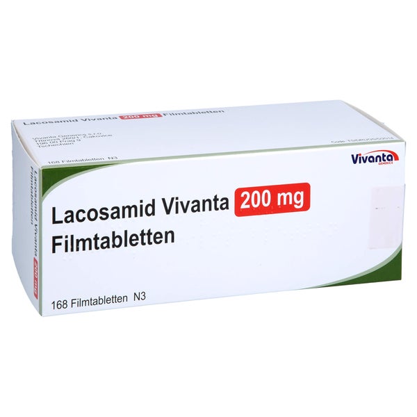 Lacosamid Vivanta 200 mg Filmtabletten 168 St