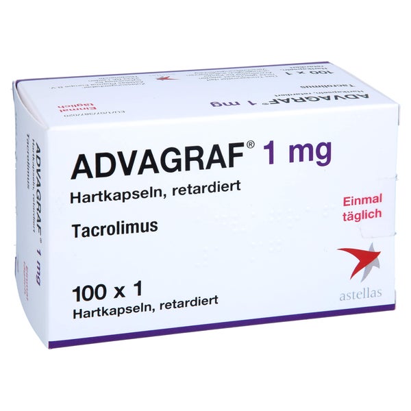 Advagraf 1 mg Hartkapseln retardiert 100 St