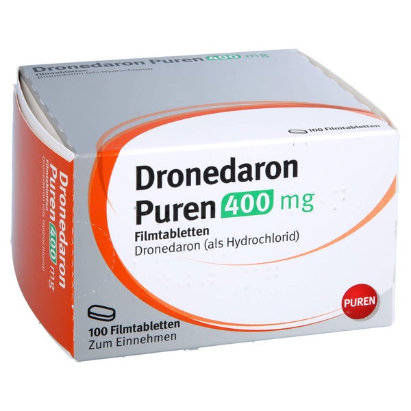Dronedaron Puren 400 mg Filmtabletten 100 St