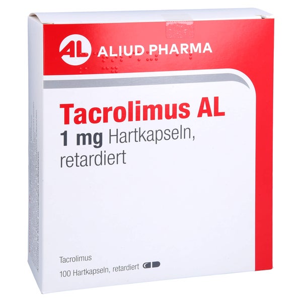 TACROLIMUS AL 1 mg Hartkapseln retardiert 100 St