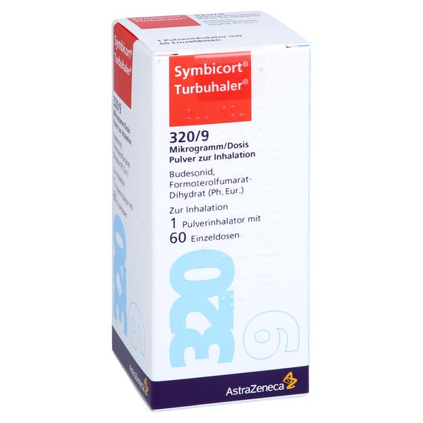 SYMBICORT Turbohaler 320/9 µg/Dosis 60 ED 1 St