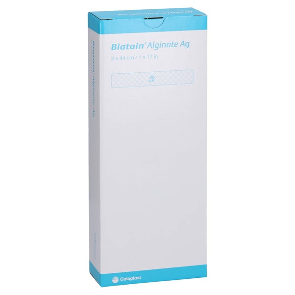 Biatain Alginate Ag Tamponade 3x44 cm mi 10 St