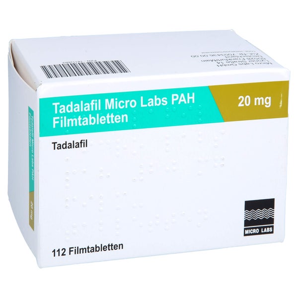 TADALAFIL Micro Labs PAH 20 mg Filmtabletten 112 St