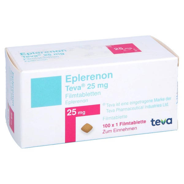 Eplerenon Teva 25 mg Filmtabletten 100 St