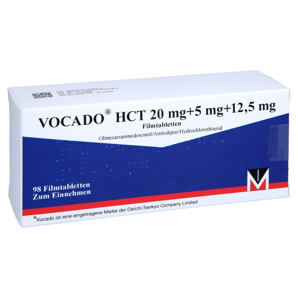 VOCADO HCT 20 mg/5 mg/12,5 mg Filmtabletten 98 St