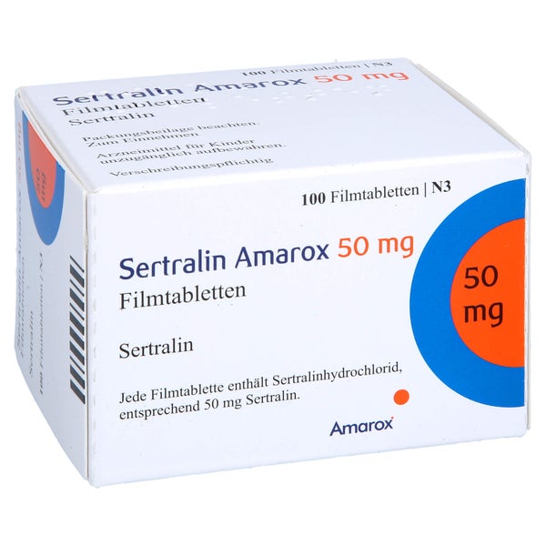 Sertralin Amarox 50 mg Filmtabletten 100 St