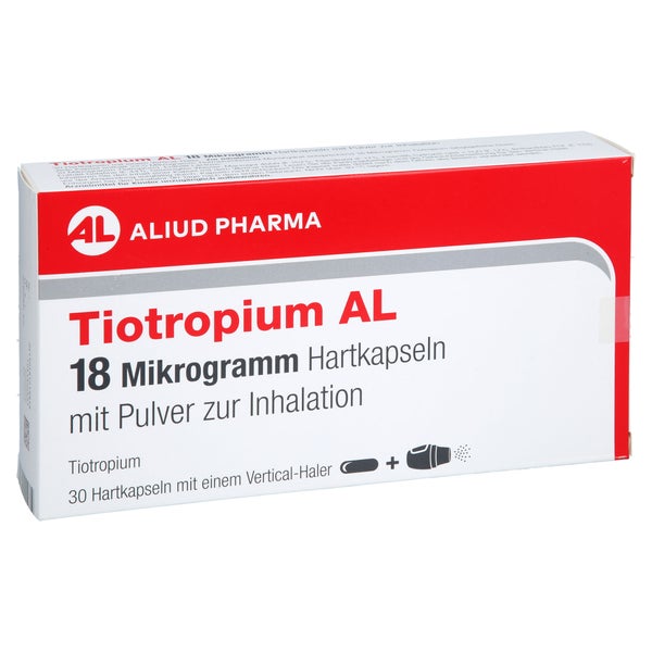 Tiotropium Al 18 µg Hkp.m.pulver Z.inh.+inhaler 30 St