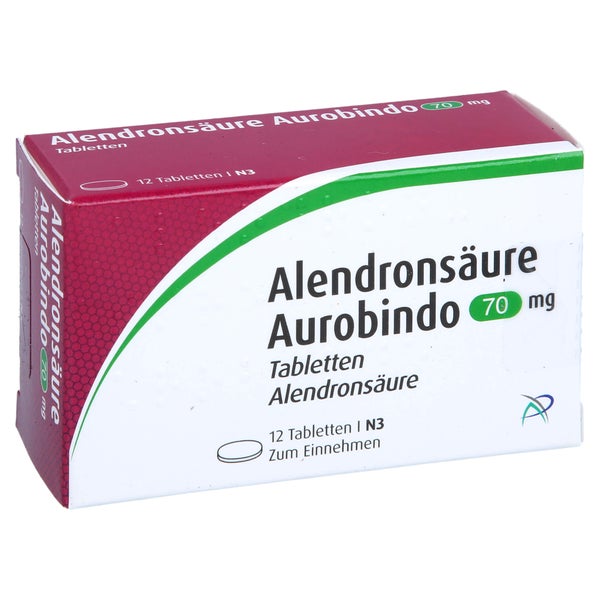 Alendronsäure Aurobindo 70 mg Tabletten 12 St