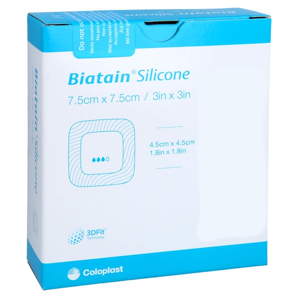 Biatain Silicone Schaumverband 7,5x7,5 c 10 St