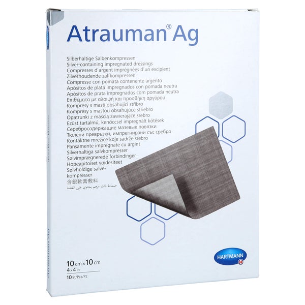 Atrauman Ag 10x10 cm steril Kompressen 10 St