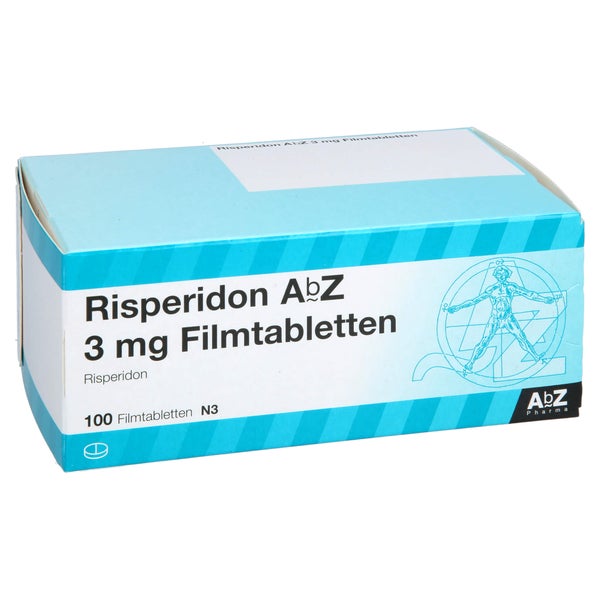 Risperidon AbZ 3 mg Filmtabletten 100 St