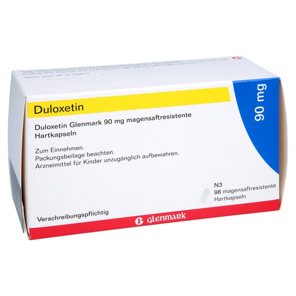 DULOXETIN Glenmark 90 mg magensaftres.Hartkapseln 98 St