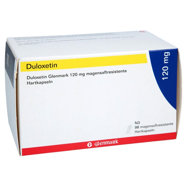 DULOXETIN Glenmark 120 mg magensaftres.Hartkapseln 98 St