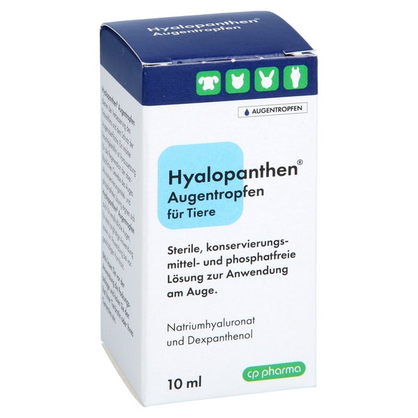 CP Hyalopanthen Augentropfen f.Tiere 10 ml