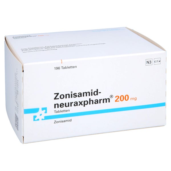Zonisamid-neuraxpharm 200 mg Tabletten 196 St