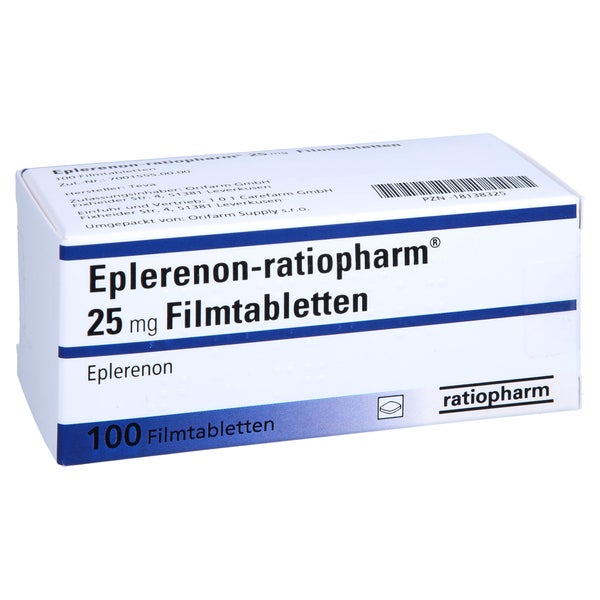 EPLERENON-ratiopharm 25 mg Filmtabletten 100 St