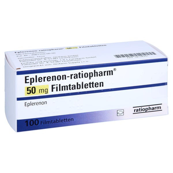EPLERENON-ratiopharm 50 mg Filmtabletten 100 St