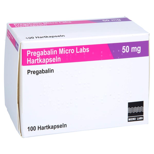 Pregabalin Micro Labs 50 mg Hartkapseln 100 St