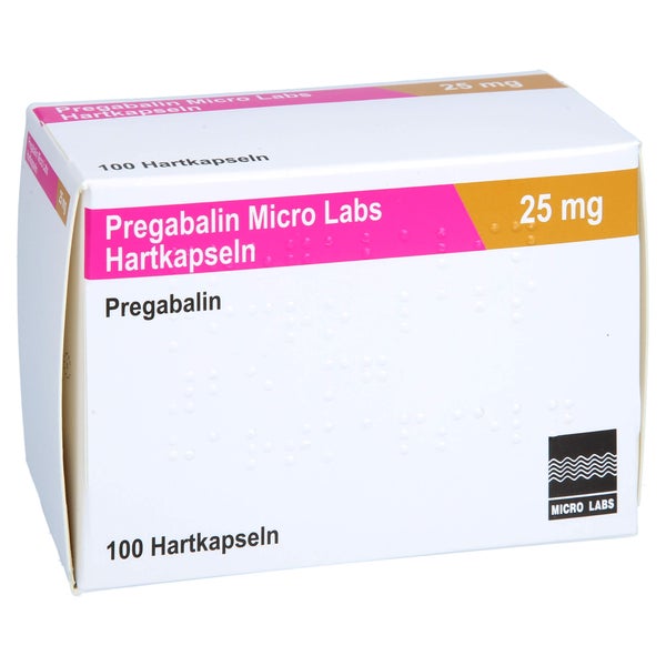 Pregabalin Micro Labs 25 mg Hartkapseln 100 St