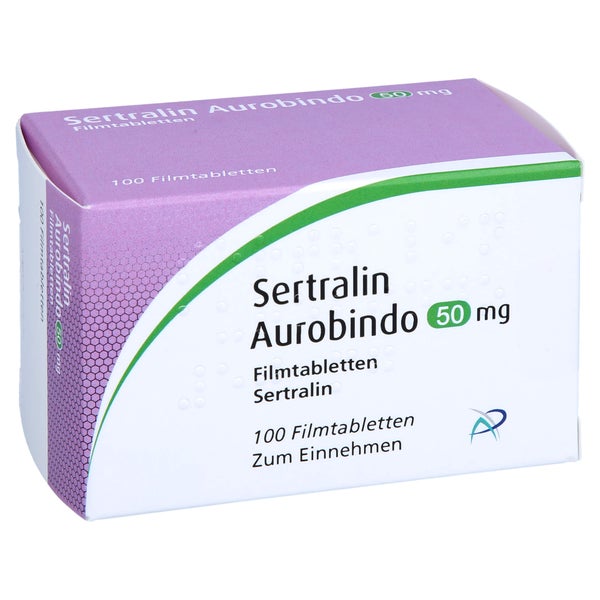 Sertralin Aurobindo 50 mg Filmtabletten 100 St