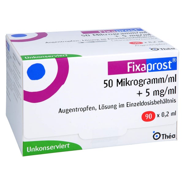 FIXAPROST 50 Mikrogramm/ml + 5 mg/ml Augentr.EDP 90X0,2 ml