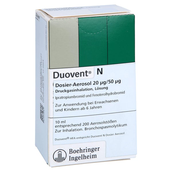 Duovent N Dosieraerosol 20 µg/50 µg 10 ml