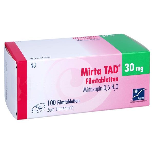 Mirta TAD 30 mg Filmtabletten 100 St