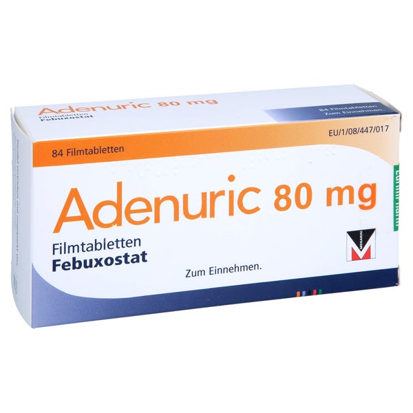 Adenuric 80 mg Filmtabletten 84 St
