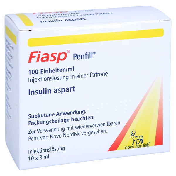 FIASP 100 E/ml Penfill Inj.-Lsg.in Patrone 10X3 ml