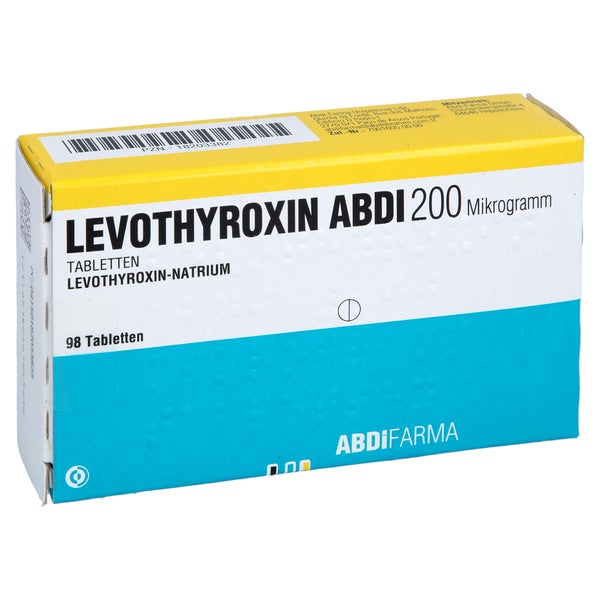 LEVOTHYROXIN Abdi 200 Mikrogramm Tabletten 98 St
