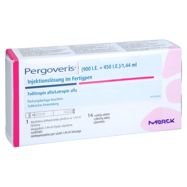 PERGOVERIS 900 I.E.+450 I.E./1,44ml Inj.Lsg.F.Pen 1 St