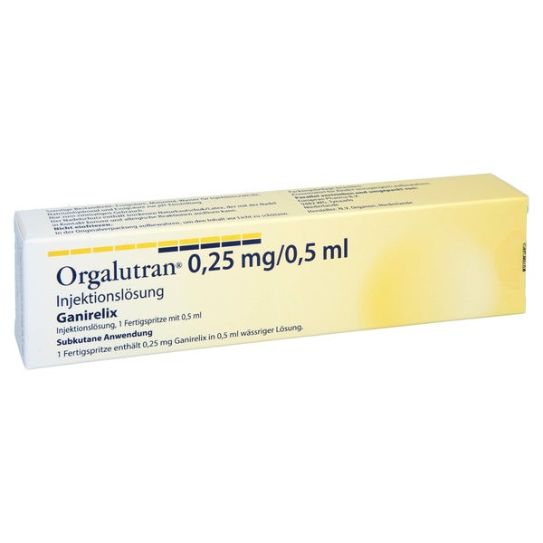 ORGALUTRAN 0,25 mg/0,5 ml Inj.-Lsg.i.e.Fertigspr. 1X1 St